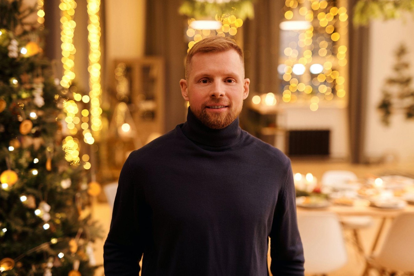 Make Memories with a Blue Christmas Tree